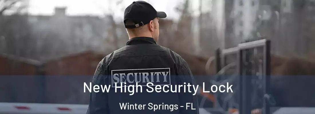 New High Security Lock Winter Springs - FL